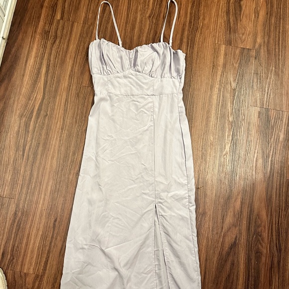 Purple midi dress - Picture 3 of 4